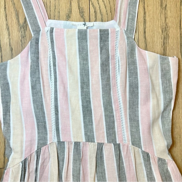 Caslon Women’s Striped Linen Blend Eyelet Maxi Dress Size XXS (00) - Picture 10 of 16